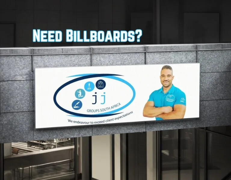 JJ Groups steel billboard promotional graphic