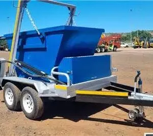Skip Bins with trailer