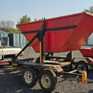 Skip Bins with trailer