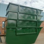 Skip bins stacked