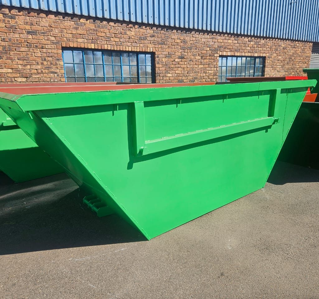 Green Skip bin